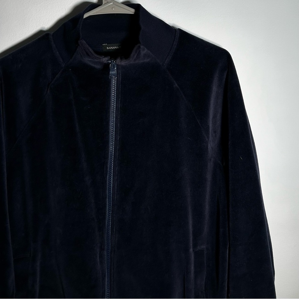 Banana Republic Midnight Blue Zip-Up Jacket
